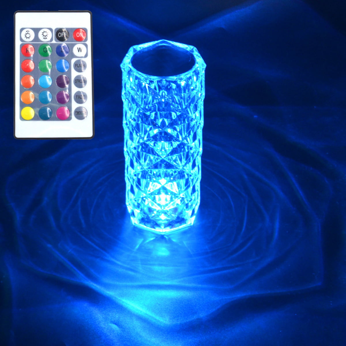 Mejor lámpara efecto agua y diamante RGB